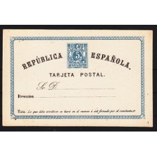 España Enteros Postales 1873 Edifil 1