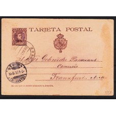 España Enteros Postales 1901 Edifil 37SN usado - Cadete