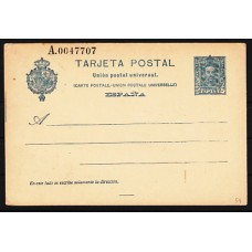 España Enteros Postales 1925 Edifil 59 Medallón