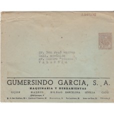 España Enteros Postales 1940 Edifil  Cervantes emisión privada