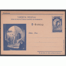 Marruecos Enteros Postales 1939 Edifil 28M (*) Mng