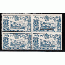 España Sueltos 1905 Edifil 260 ** Mnh  Bloque de cuatro