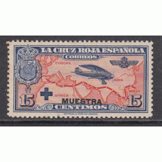 España Sueltos 1926 Edifil 341M (*) Mng  Cruz roja