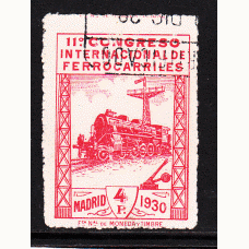 España Sueltos 1930 Edifil 480 Usado Ferrocarriles