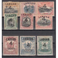 Labuan - Correo Yvert 86/94 (*) Mng