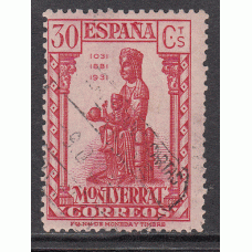 España Sueltos 1931 Edifil 643 usado - Montserrat  Normal
