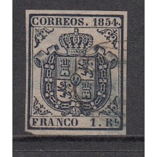 España Clásicos 1854 Edifil 34 Usado