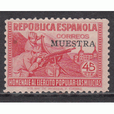 España Sueltos 1938 Edifil 795M (*) Mng