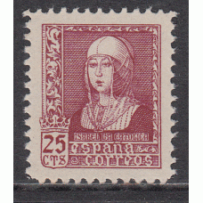 España Sueltos 1938 Edifil 856 Isabel la Católica ** Mnh