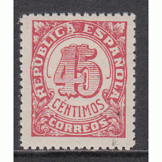 España Sueltos 1938 Edifil NE 29 Cifras ** Mnh