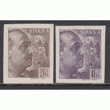 España Sueltos 1939 Edifil 876s/7s Franco ** Mnh