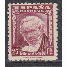 España Sueltos 1946 Edifil 1005 Goya ** Mnh