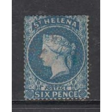 Santa Helena - Correo Yvert 2a usado  Reina Victoria