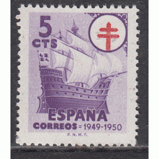 España Sueltos 1949 Edifil 1066 Pro tuberculosos ** Mnh