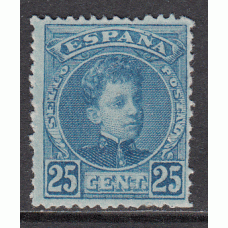 España Variedades 1901 Edifil 248a ** Mnh  Error color azul pálido