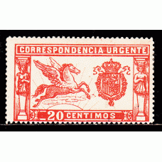 España Variedades 1905 Edifil 256b * Mh  color rojo anaranjado