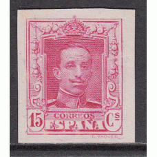 España Variedades 1922 Edifil prueba color rosa pálido (*) Mng