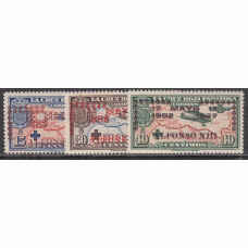 España Variedades 1927 Edifil 365hh/9hh ** Mnh  Sobrecarga doble