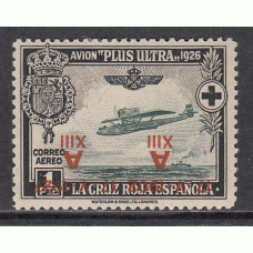 España Variedades 1927 Edifil 371hi ** Mnh  Sobrecarga invertida