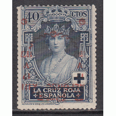 España Variedades 1927 Edifil 383hi * Mh  Sobrecarga invertida