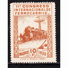 España Variedades 1930 Edifil 481t * Mh Ferrocarriles  s rota