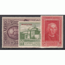 España Variedades 1930 Edifil 560Ma/65Ma (*) Mng Colón Muestra en rojo