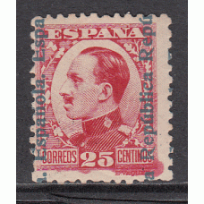 España Variedades 1931 Edifil 598hdh * Mh  sobrecarga desplazada