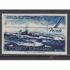 España Variedades 1938 Edifil 775ccgs (*) Mng Submarino