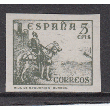 España Variedades 1937 Edifil 816ecs ** Mnh  variedad de color sin dentar