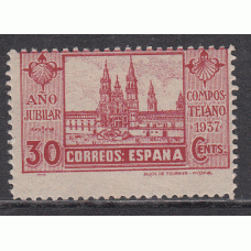 España Variedades 1937 Edifil 834t (*) Mng  Punto antes y despues de 1937