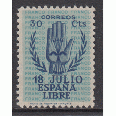 España Variedades 1938 Edifil 853ta (*) Mng