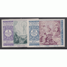 España Variedades 1940 Edifil 901ccs/2ccs ** Mnh Virgen del PIlar