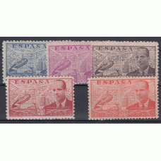 España Variedades 1941 Edifil 940l/4l (*) Mng