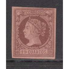 España Clásicos 1860-61 Edifil 54 (*) Mng  Buenos márgenes. Cert. Graus - Bonito