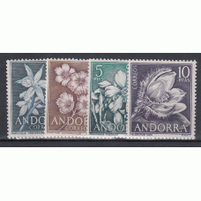 Andorra Española  Correo 1966 Edifil 68/71 ** - Mnh