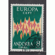 Andorra Española  Correo 1972 Edifil 72 usado