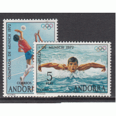 Andorra Española  Correo 1972 Edifil 77/8 ** Mnh