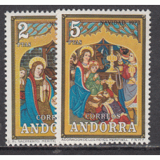 Andorra Española  Correo 1973 Edifil 87/8 ** Mnh