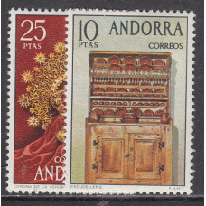 Andorra Española  Correo 1974 Edifil 91/2 ** Mnh