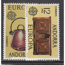 Andorra Española  Correo 1976 Edifil 102/3 ** Mnh