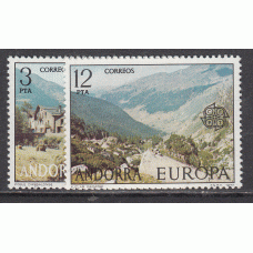 Andorra Española  Correo 1977 Edifil 108/9 ** Mnh