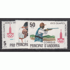 Andorra Española  Correo 1980 Edifil 135/7 ** Mnh