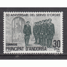 Andorra Española  Correo 1981 Edifil 142 ** Mnh