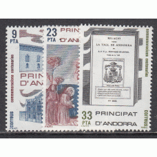 Andorra Española  Correo 1982 Edifil 163/5 ** Mnh