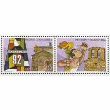 Andorra Española  Correo 1987 Edifil 200 A/B ** Mnh