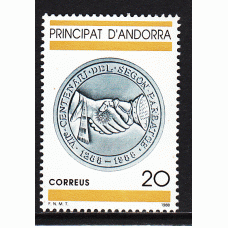 Andorra Española  Correo 1988 Edifil 207 ** Mnh