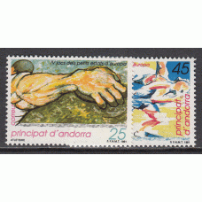 Andorra Española Correo 1991 Edifil 223/4 ** Mnh