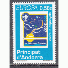 Andorra Española Correo 2007 Edifil 346 ** Mnh