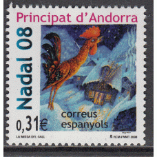 Andorra Española Correo 2008 Edifil 361 ** Mnh