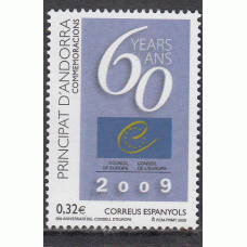 Andorra Española Correo 2009 Edifil 365  ** Mnh